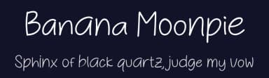 Banana Moonpie by Letterhanna Type Foundry — Script Handwritten Font — thumbnail 2
