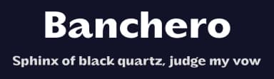 Banchero by Jehoo Creative — Sans Serif Font — thumbnail 2