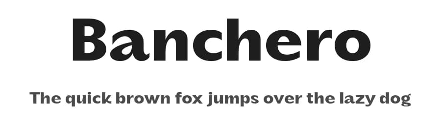 Banchero by Jehoo Creative — Sans Serif Font