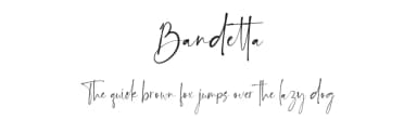 Bandetta by RantautypeStudio — Script Handwritten Font — thumbnail 1