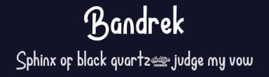 Bandrek by Noah Type — Script Handwritten Font — thumbnail 2