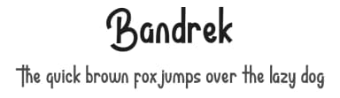 Bandrek by Noah Type — Script Handwritten Font — thumbnail 1