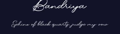 Bandriya by RGB Studio — Script Handwritten Font — thumbnail 2