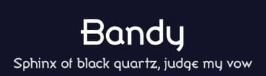 Bandy by CompuWorks — Sans Serif Font — thumbnail 2
