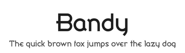 Bandy by CompuWorks — Sans Serif Font