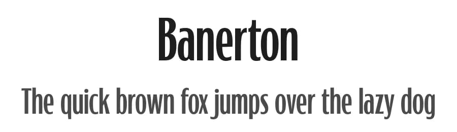 Banerton by Letterhend Studio — Sans Serif Font