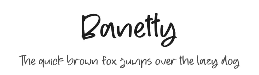 Banetty by Integritype Studio — Script Handwritten Font