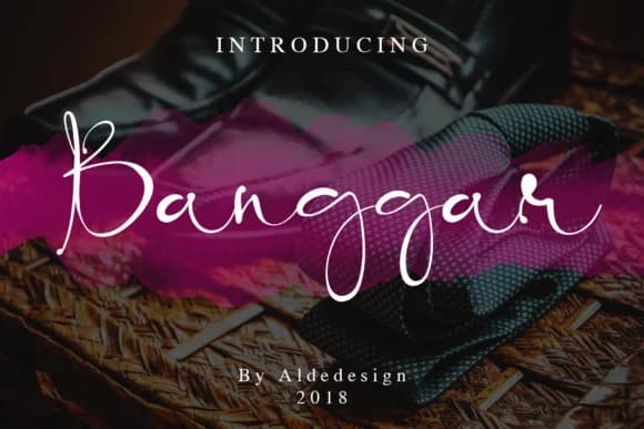 Banggar Font by aldedesign — Script Handwritten Font