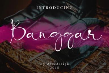 Banggar Font by aldedesign — Script Handwritten Font — thumbnail 1
