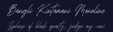 Bangli Kintamani Monoline by Blue Studio09 — Script Handwritten Font — thumbnail 2
