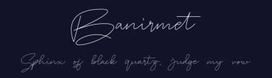 Banirmet by Jadatype — Script Handwritten Font — thumbnail 2