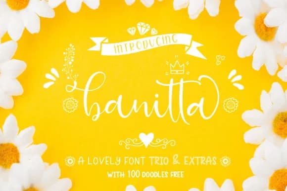 Banitta Family Font by Juncreative — Script Handwritten Font