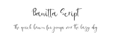 Banitta Script by JunCreative — Script Handwritten Font — thumbnail 1