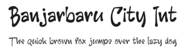 Banjarbaru City Int by Reffan Suseno — Script Handwritten Font — thumbnail 1