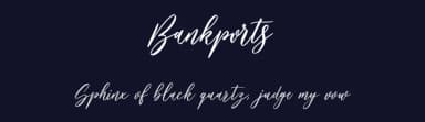 Bankports by Maulana Creative — Script Handwritten Font — thumbnail 2