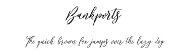 Bankports by Maulana Creative — Script Handwritten Font — thumbnail 1