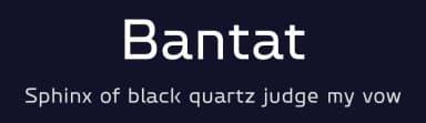Bantat by Jipatype — Sans Serif Font — thumbnail 2