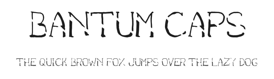 Bantum Caps by Xerographer Fonts — Script Handwritten Font