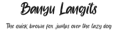 Banyu Langits by StringLabs Creative Studio — Script Handwritten Font — thumbnail 1