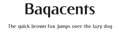Baqacents by Steve Gardner — Sans Serif Font — thumbnail 1