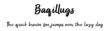Baqillugs by GoldenGraph Design — Script Handwritten Font — thumbnail 1