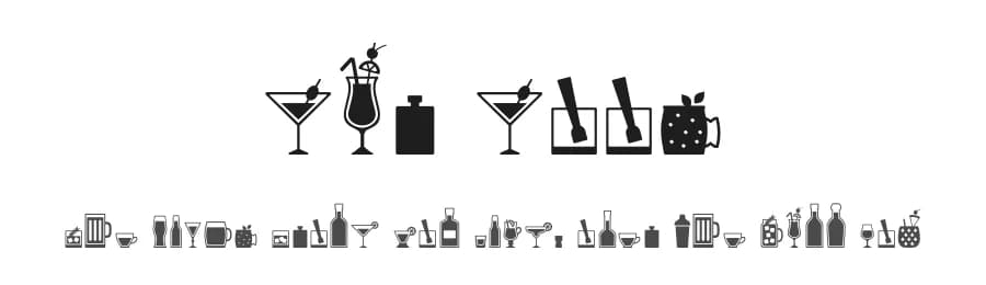 Bar Book by Lauren Ashpole — Dingbats Font