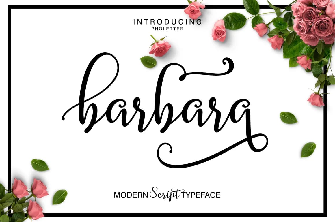 Barbara Script Font by masinong — Script Handwritten Font — preview 1