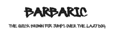 Barbaric by Murder Fonts — Script Handwritten Font — thumbnail 1