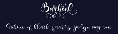 Barbiel by Letterara — Script Handwritten Font — thumbnail 2