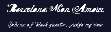 Barcelona Mon Amour by Woodcutter — Script Handwritten Font — thumbnail 2