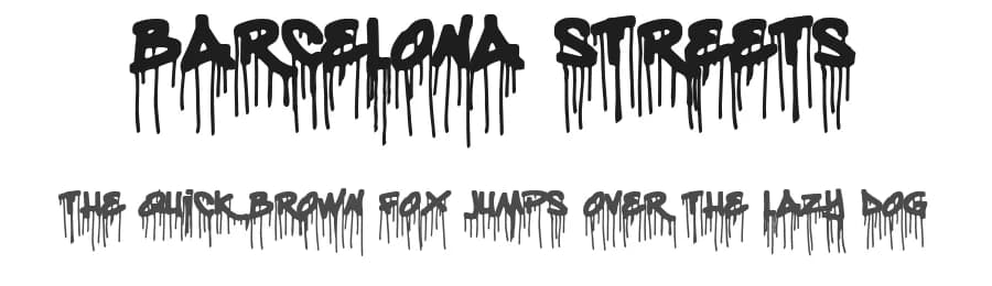 Barcelona Streets by Woodcutter — Script Handwritten Font