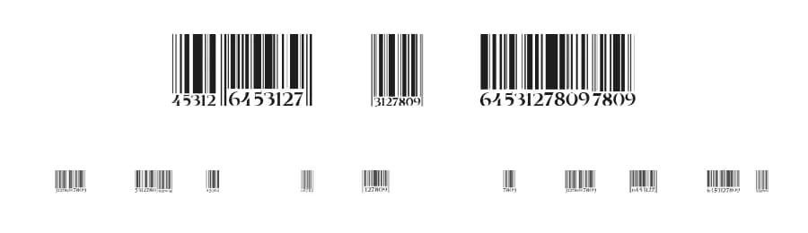Barcode by Vladimir Nikolic — Dingbats Font