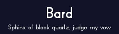 Bard by Typesgal — Sans Serif Font — thumbnail 2