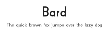 Bard by Typesgal — Sans Serif Font — thumbnail 1