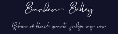 Barden Belley by DDLab — Script Handwritten Font — thumbnail 2