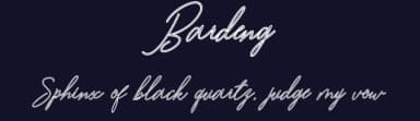 Bardeng by Fajr's Type — Script Handwritten Font — thumbnail 2