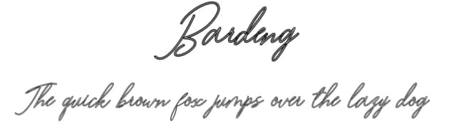 Bardeng by Fajr's Type — Script Handwritten Font