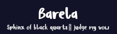 Barela by Scratch Design — Script Handwritten Font — thumbnail 2