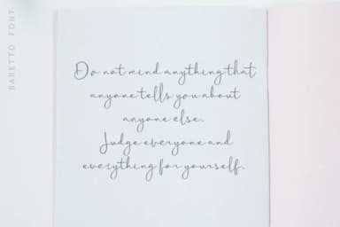 Baretto Font by leamsign — Script Handwritten Font — thumbnail 4