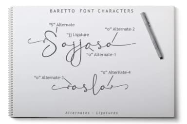 Baretto Font by leamsign — Script Handwritten Font — thumbnail 5