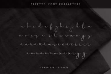 Baretto Font by leamsign — Script Handwritten Font — thumbnail 7