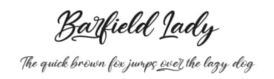 Barfield Lady by Letterena Studios — Script Handwritten Font — thumbnail 1