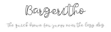 Bargeritho by Kotak Kuning Studio — Script Handwritten Font — thumbnail 1