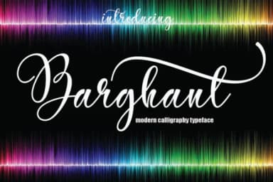 Barghant Font by nasristudio — Script Handwritten Font — thumbnail 1