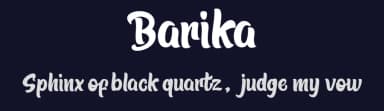 Barika by Faras  Dina — Script Handwritten Font — thumbnail 2