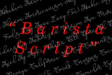 Barista Script Font by aldedesign — Script Handwritten Font — thumbnail 1