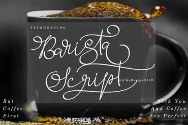 Barista Script Font by aldedesign — Script Handwritten Font — thumbnail 7