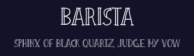 Barista by Vladimir Carrer — Script Handwritten Font — thumbnail 2