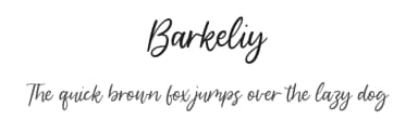 Barkeliy by Balpirick Studio — Script Handwritten Font — thumbnail 1