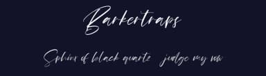 Barkertraps by Maulana Creative — Script Handwritten Font — thumbnail 2